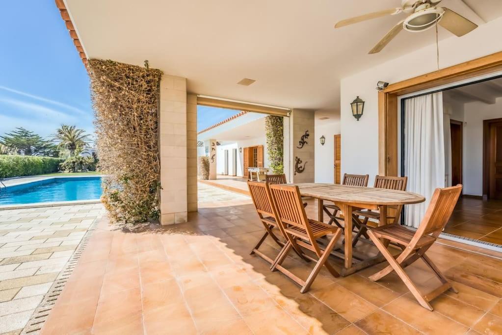 La Calma Espectacular Villa Con Jardin Y Piscina En Menorca Салгар Екстер'єр фото